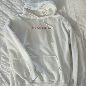 Lennon Stella White Tour Hoodie